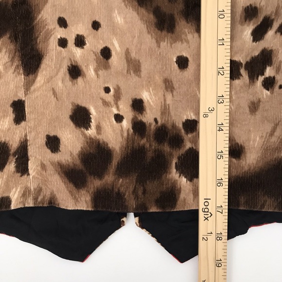 Vintage TAPP New York Vest Artsy Mixed Media Animal Print Boho Velour Corduroy - Picture 16 of 16